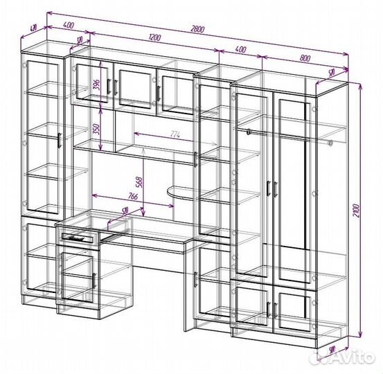 Детская стенка 