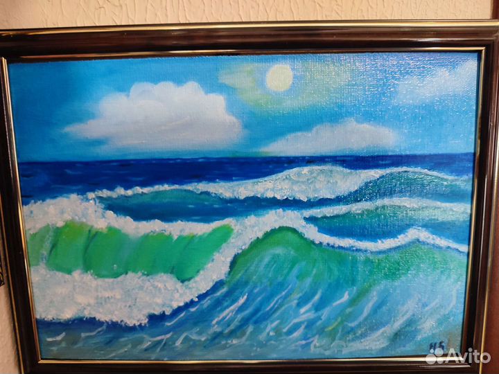 Картина маслом на холсте пейзаж