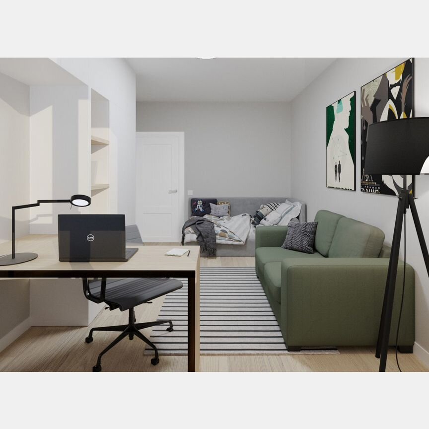 1-к. квартира, 36 м², 9/12 эт.