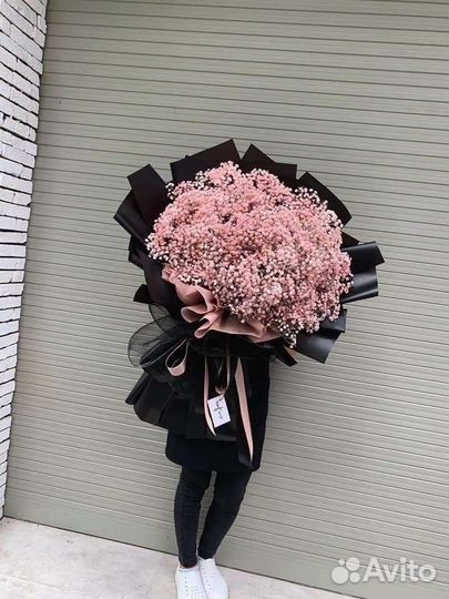 Букет гигант гипсофилы доставка