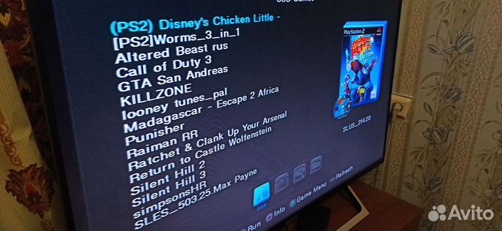 Playstation 2 USBmodem игры 10 шт через флешку