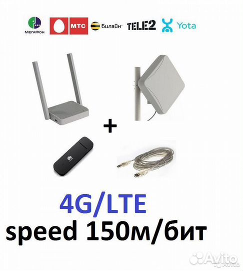 Комплект беспроводного интернета (Дача)