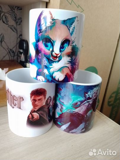 Ламинирование документов, печать на кружках