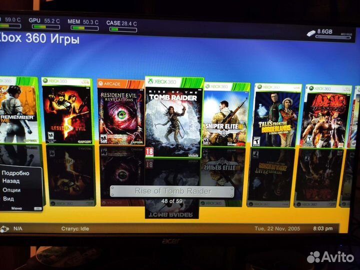 Xbox 360 slim 250G прошивка Freeboot и много игр