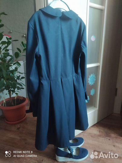 Школьное платье + туфли