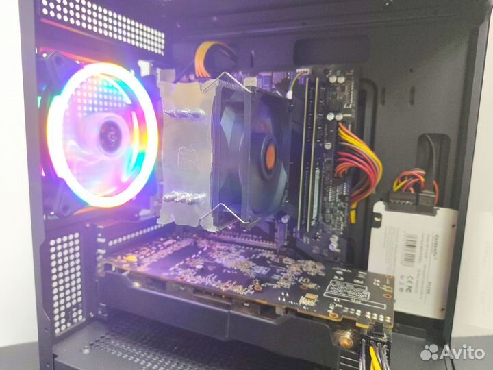 Игровой пк Ryzen/rx 580 8gb/16gb/512gb ssd