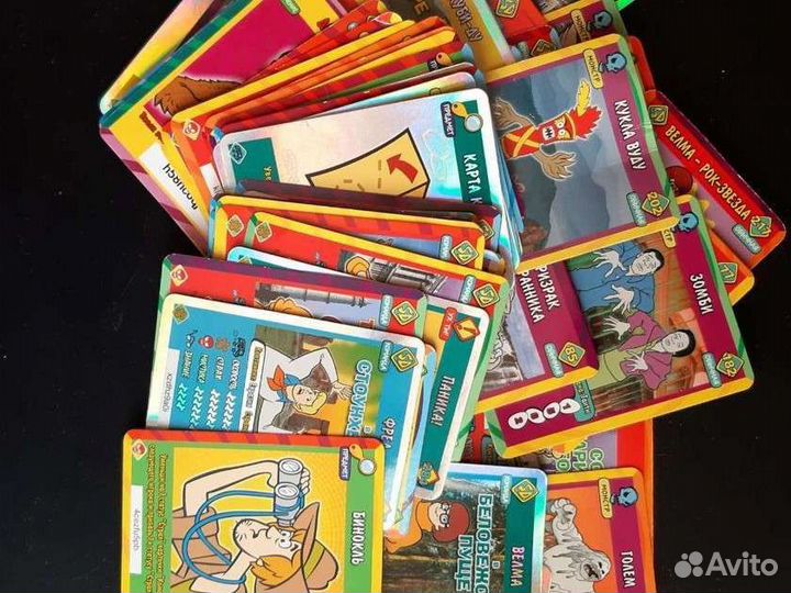 Карточки Скуби Ду великие тайны мира