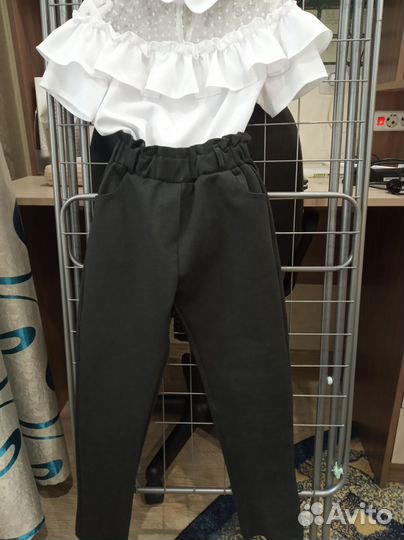 Школьная форма для девочки серая 134-140