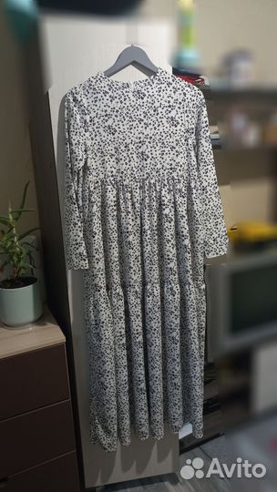 Платье макси свободный крой