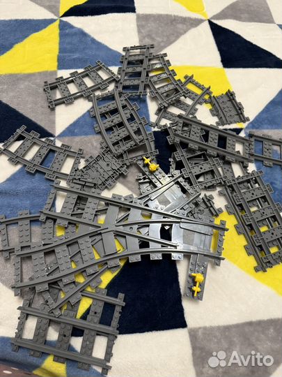 60205 lego City Релсы+60238 стрелки