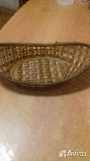 Плетеная вазочка