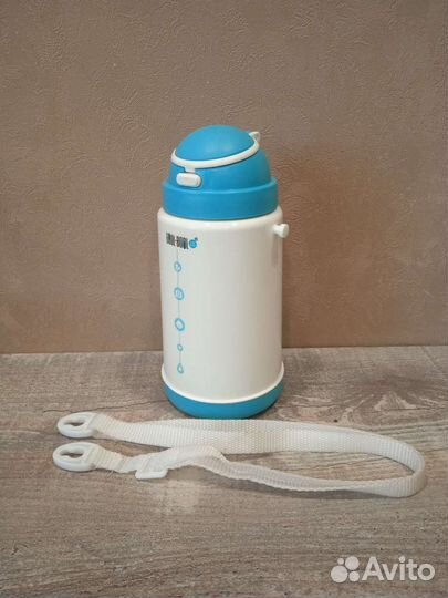 Термос детский с трубочкой