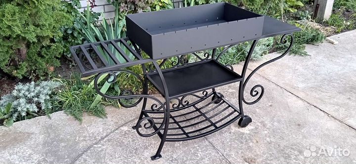 Мангал с полками