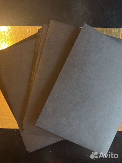 20 штук Конверт черный С6 (114*162 мм)