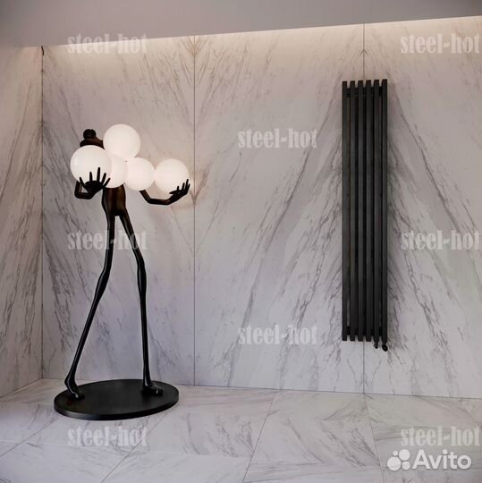 Вертикальный трубчатый радиатор Steel от завода