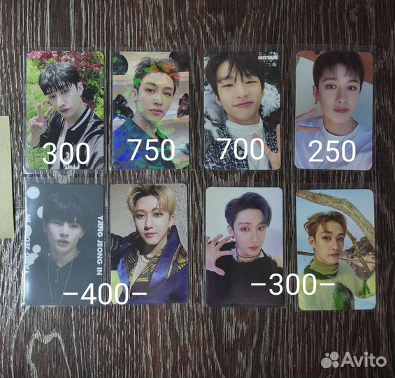 Карты stray kids банчан,хенджин,чонин,чанбин