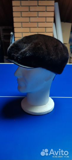 Меховая мужская кепка