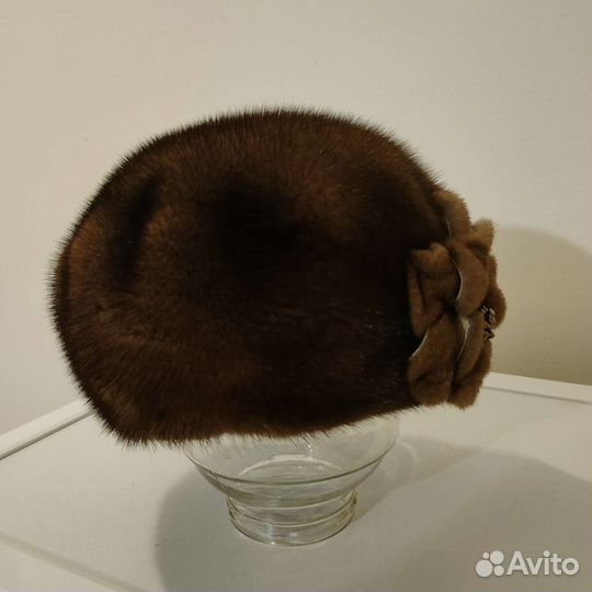 Шапка норковая берет