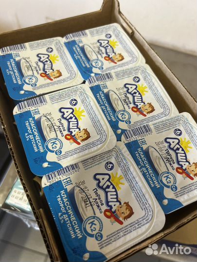 Кефир и творог Агуша