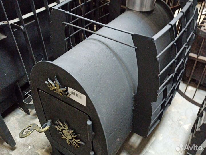 Толстостенная печь в баню Емеля 8 мм