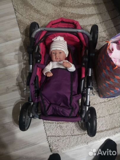 Кукла коляска одежда