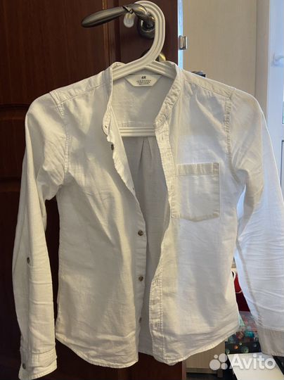 Рубашка школьная на мальчика 146 H&M
