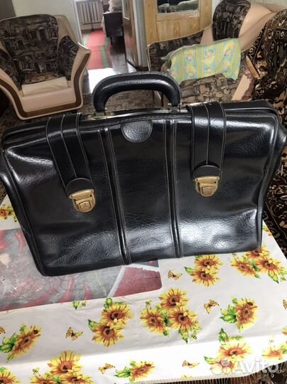 Мужской добротный портфель времен СССР