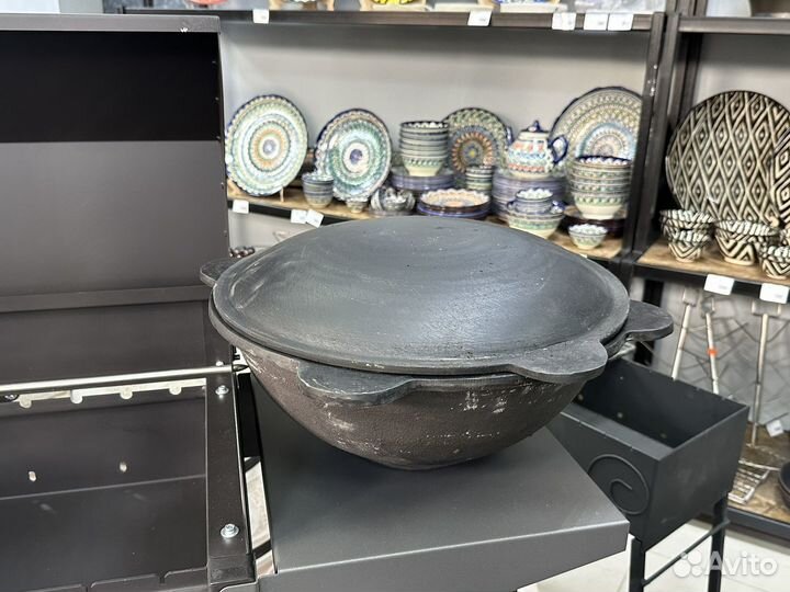 Крышка садж чугунная