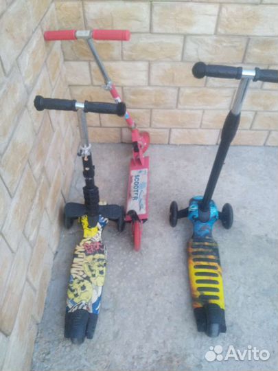 Детский самокат бу