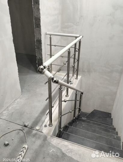 Перила из нержавеющей стали(быстрый ответ)