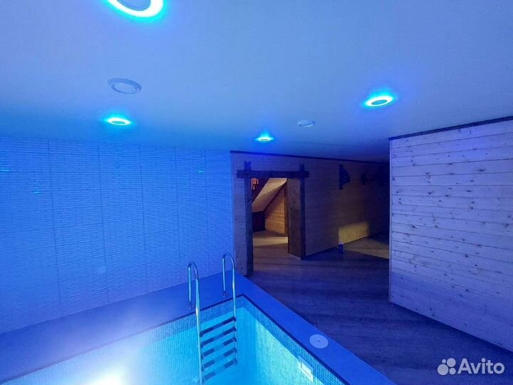 Сауна с бассейном