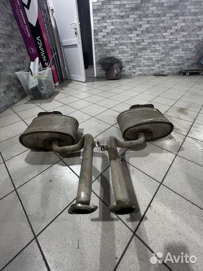 Выхлопная система на Kia Stinger