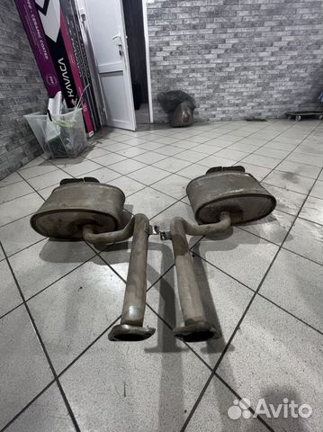 Выхлопная система на Kia Stinger