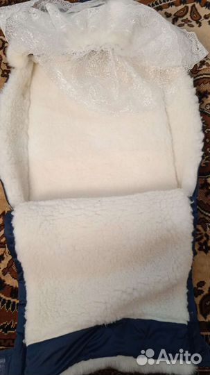 Зимний конверт на выписку