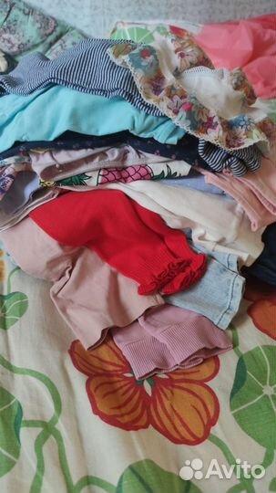 Вещи пакетом на девочку 86 92 см