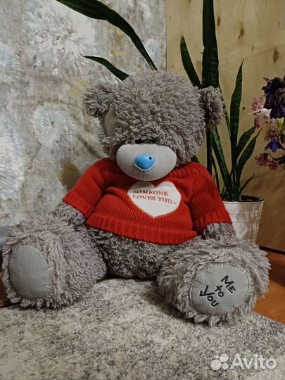 Большой плюшевый мишка тедди