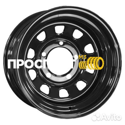 Диск 8x15/5x114,3 ET-19 D84 Jeep Semicircle Gloss Black (LTM)