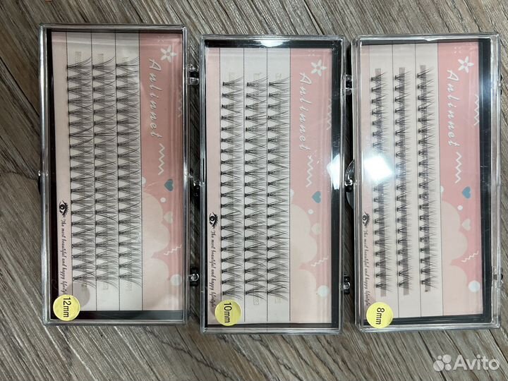 Накладные ресницы пучки