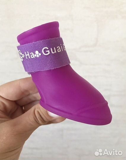 Резиновые сапожки для собак мелких пород