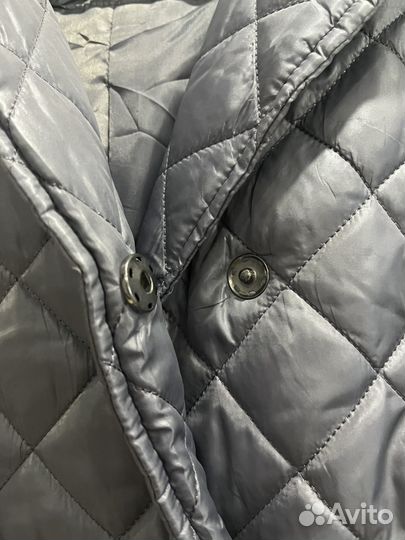 Стеганое пальто женское