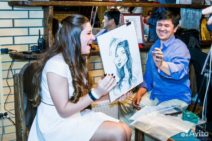 Художник шаржист на праздник