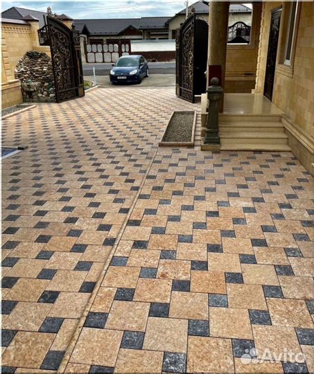 Тротуарная плитка брусчатка