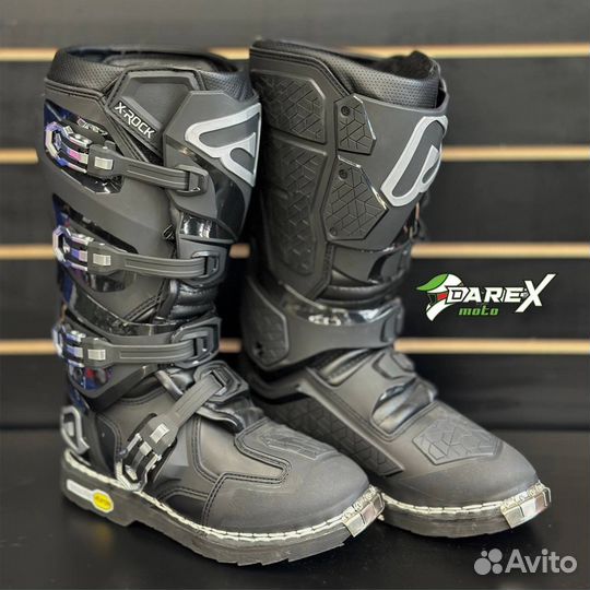 Мотоботы кроссовые Acerbis X-rock black 42 размер