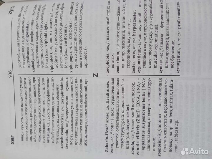 Медицинская литература (словарь латынь)