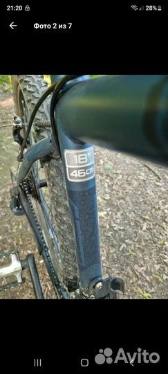 Велосипед trek рама 18, колеса 26