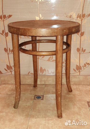 Венский табурет, винтаж. Чехословакия