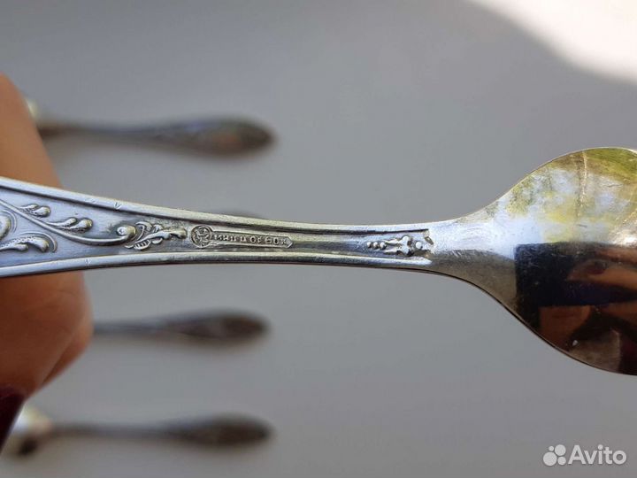 Набор кофейных ложек СССР мнц