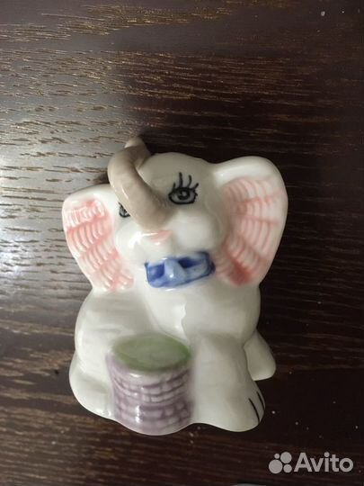 Солонка Слоник фарфор