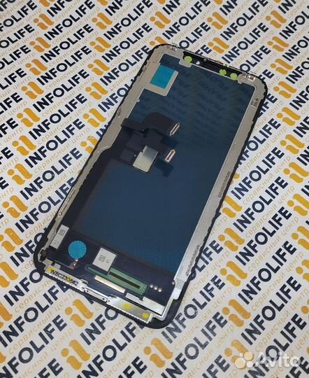 Дисплей для iPhone X в сборе с тачскрином Черный