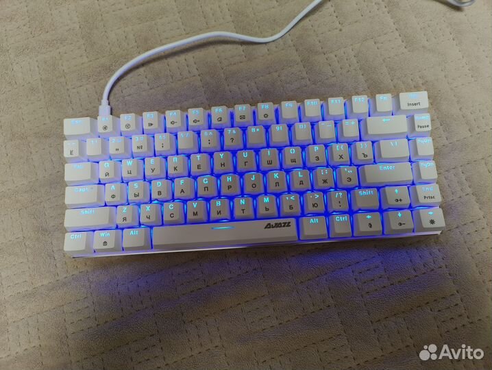 Игровая механическая клавиатура Ajazz Ak33 (white)